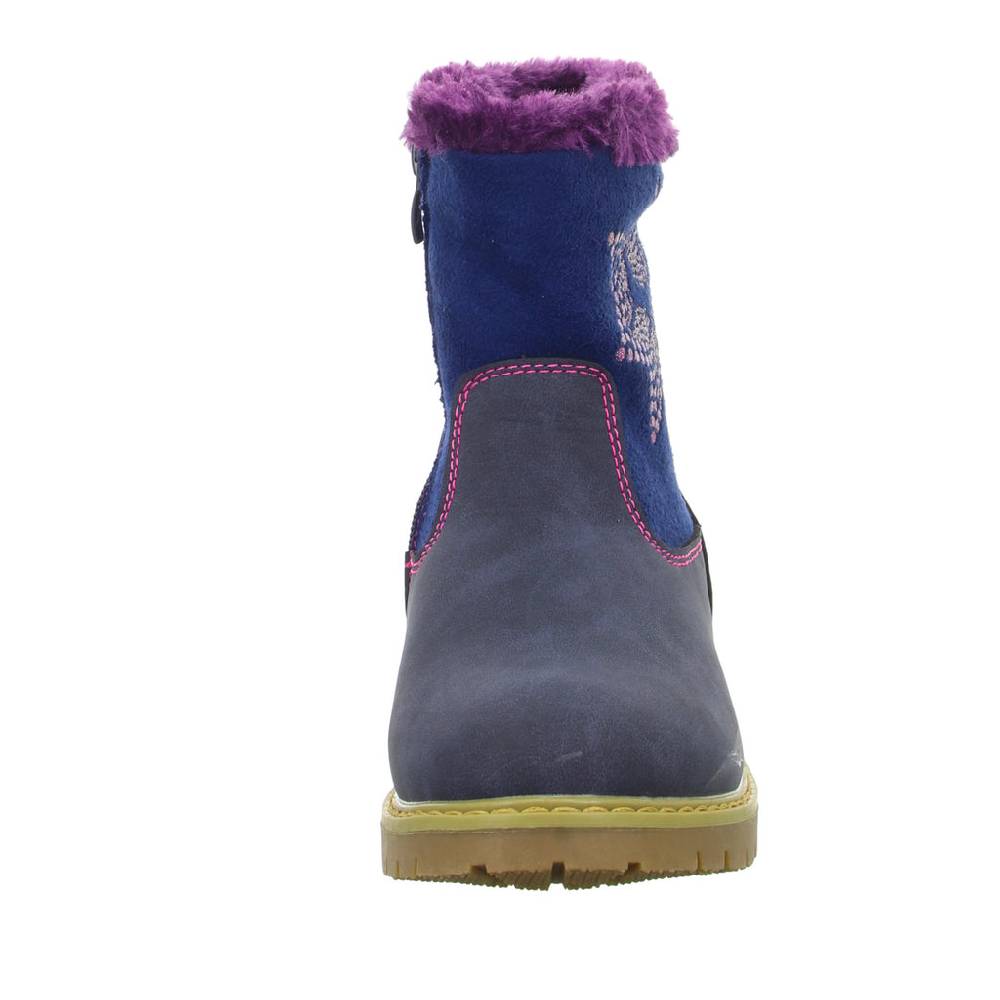 GirlZ OnlY Schlupf-/Klettstiefelette Warmfutter