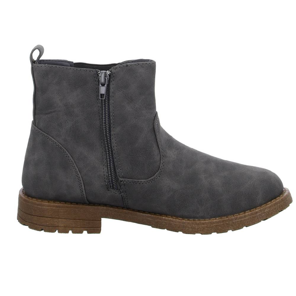 GirlZ OnlY Schlupf-/Klettstiefelette Warmfutter