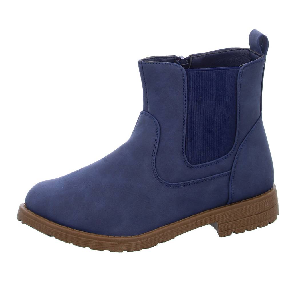 GirlZ OnlY Schlupf-/Klettstiefelette Warmfutter