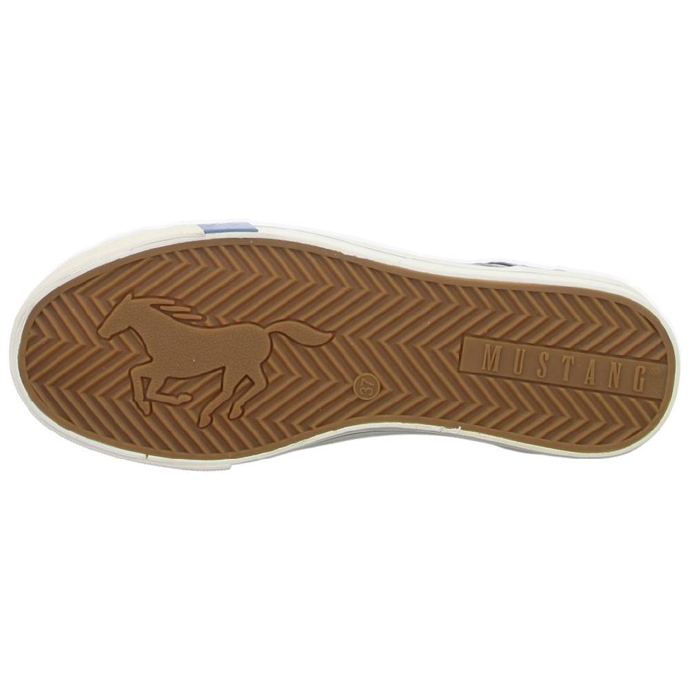 MUSTANG Leinen Slipper/Kletthalbschuh