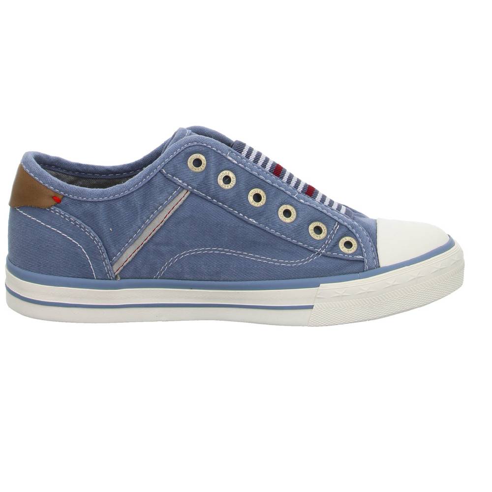 MUSTANG Leinen Slipper/Kletthalbschuh