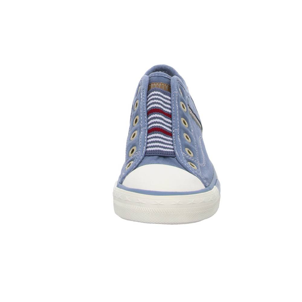 MUSTANG Leinen Slipper/Kletthalbschuh