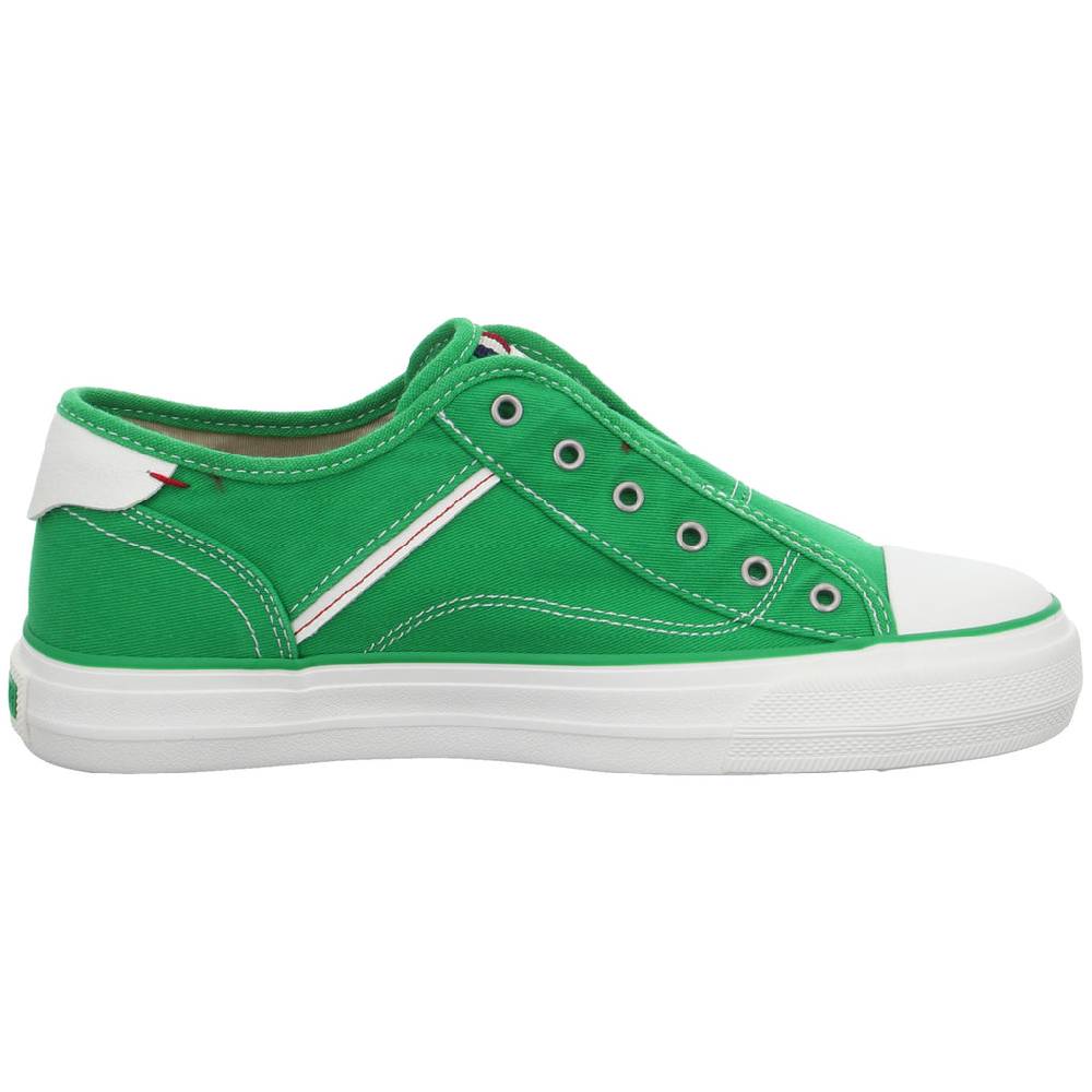 MUSTANG Leinen Slipper/Kletthalbschuh