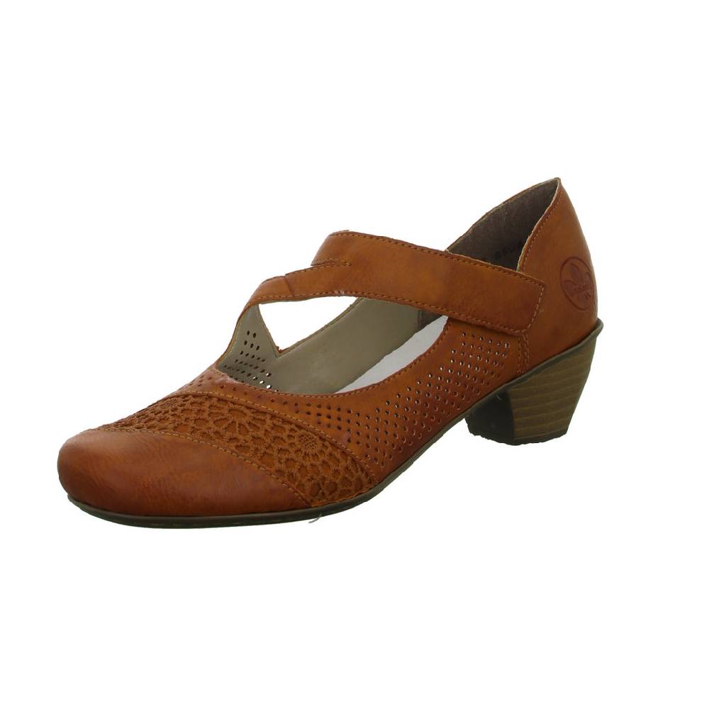 Rieker Pumps mit Riemen (diverse Absätze)