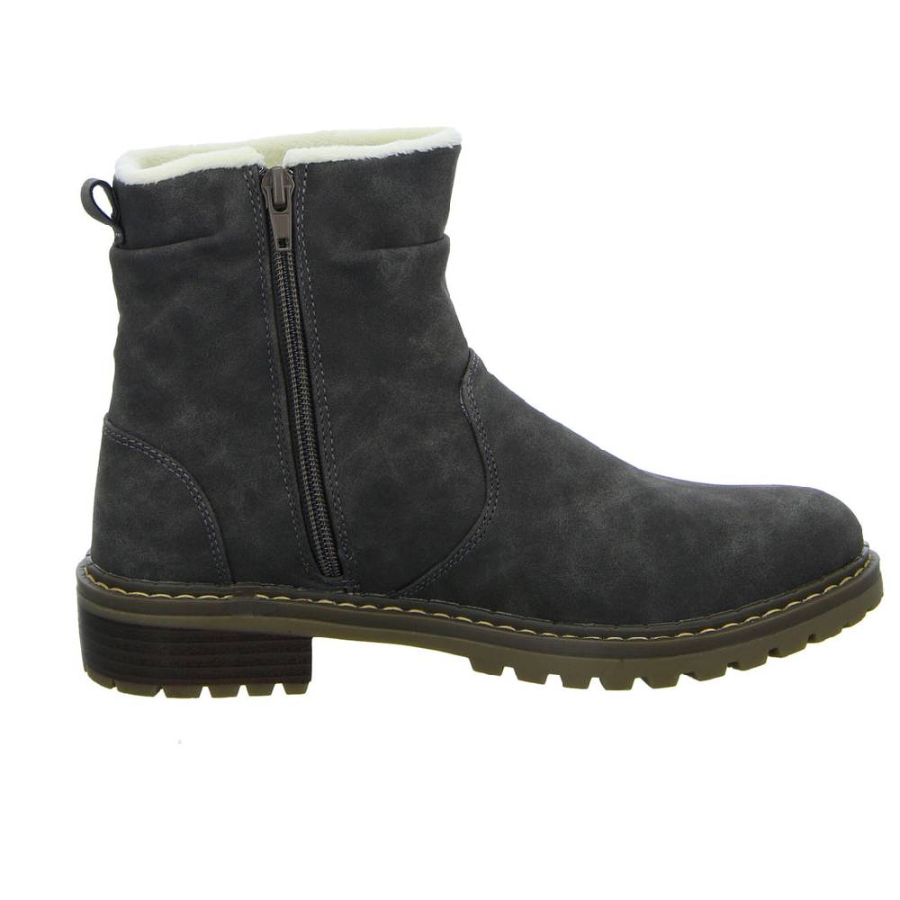 Alyssa Schlupf-/Reißverschlußstiefelette Warmfutter Bis 35mm Absatz (casual)