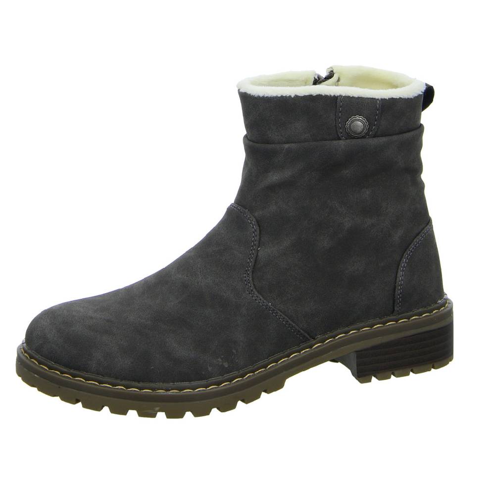 Alyssa Schlupf-/Reißverschlußstiefelette Warmfutter Bis 35mm Absatz (casual)