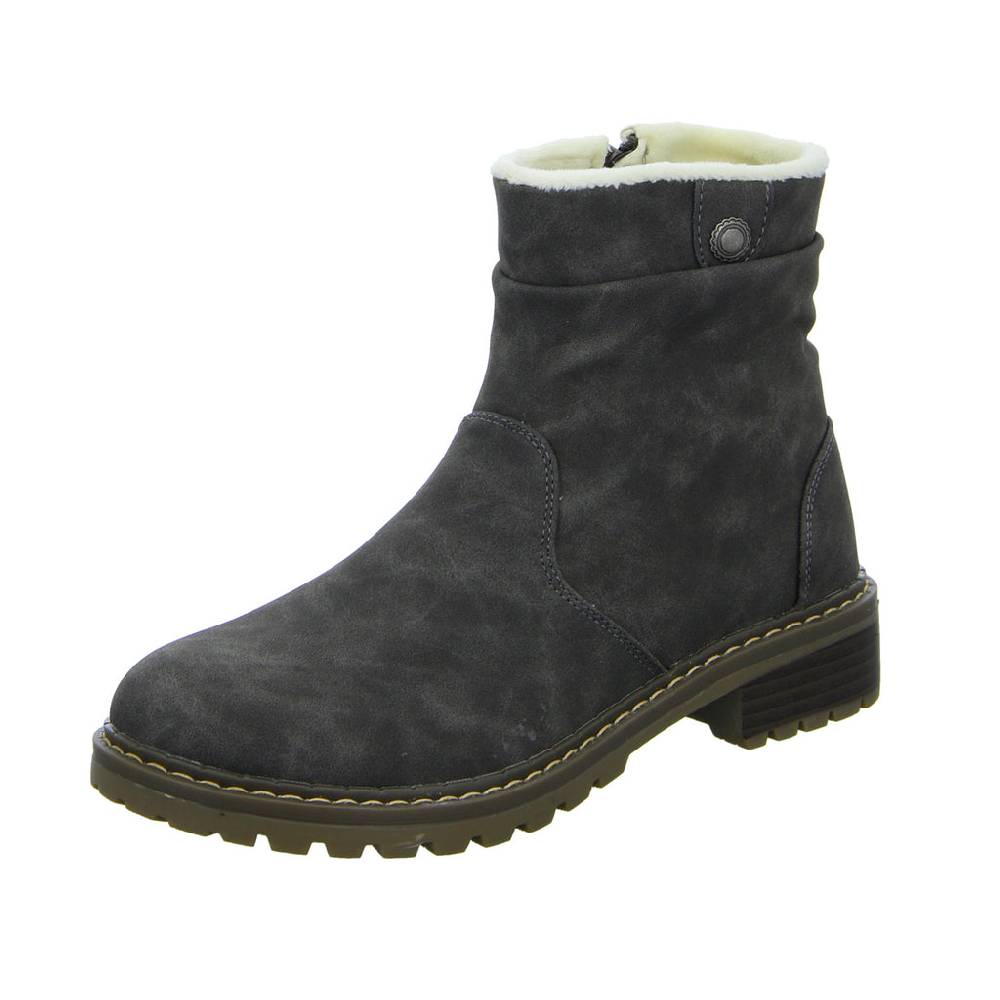 Alyssa Schlupf-/Reißverschlußstiefelette Warmfutter Bis 35mm Absatz (casual)