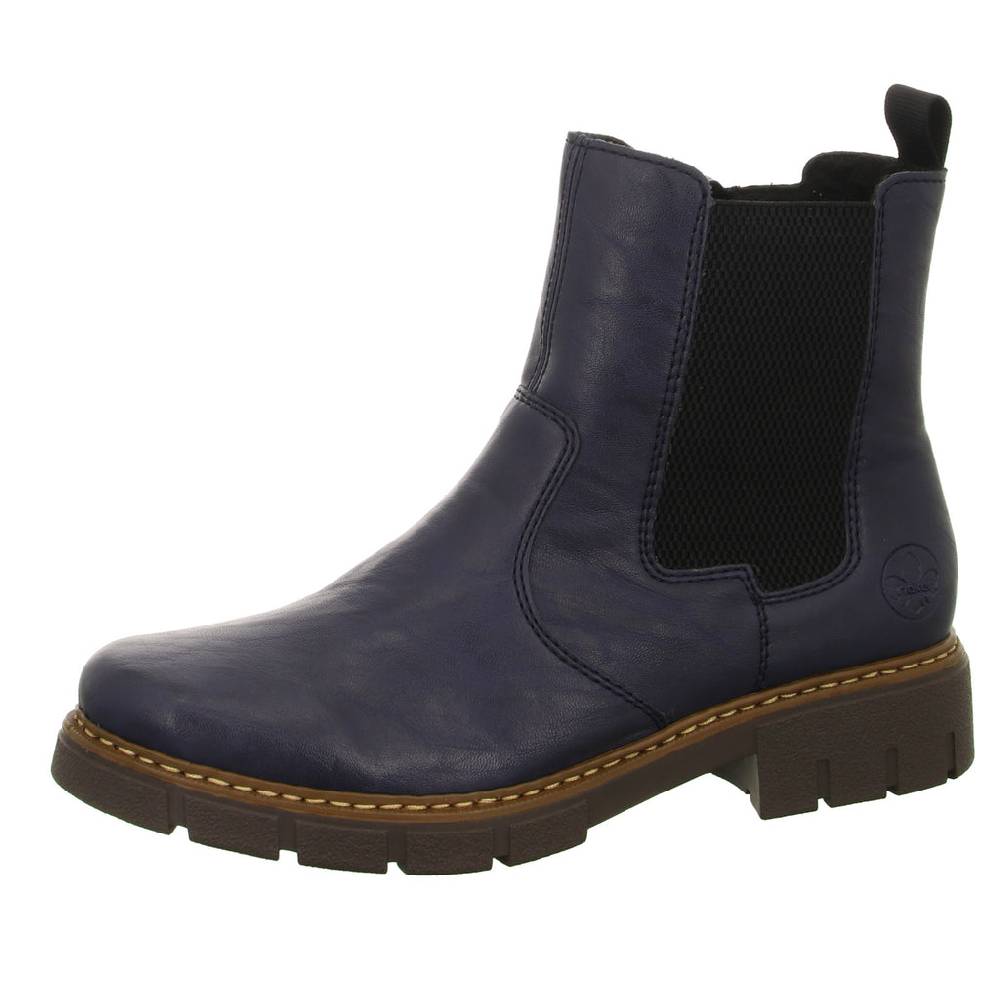 Rieker Schlupf-/Reißverschlußstiefelette Warmfutter Bis 35mm Absatz (casual)