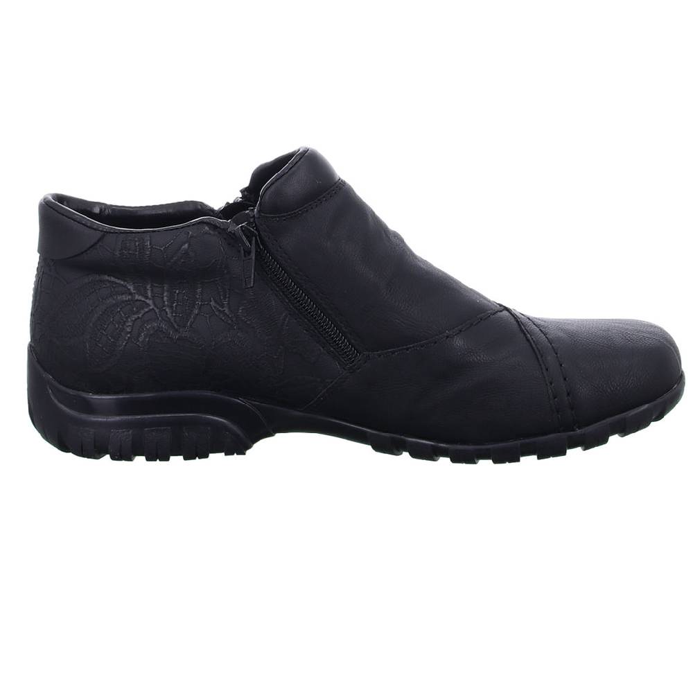 Rieker Schlupf-/Reißverschlußstiefelette Warmfutter Bis 35mm Absatz (casual)