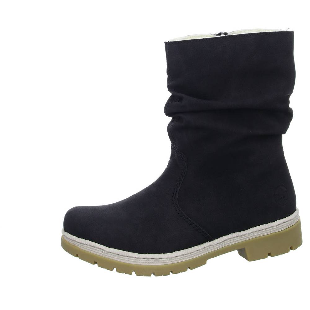 Rieker Schlupf-/Reißverschlußstiefelette Warmfutter Bis 35mm Absatz (casual)