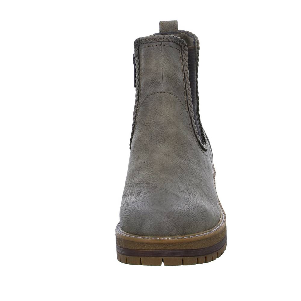 MUSTANG Schlupf-/Reißverschlußstiefelette Warmfutter Bis 35mm Absatz (casual)