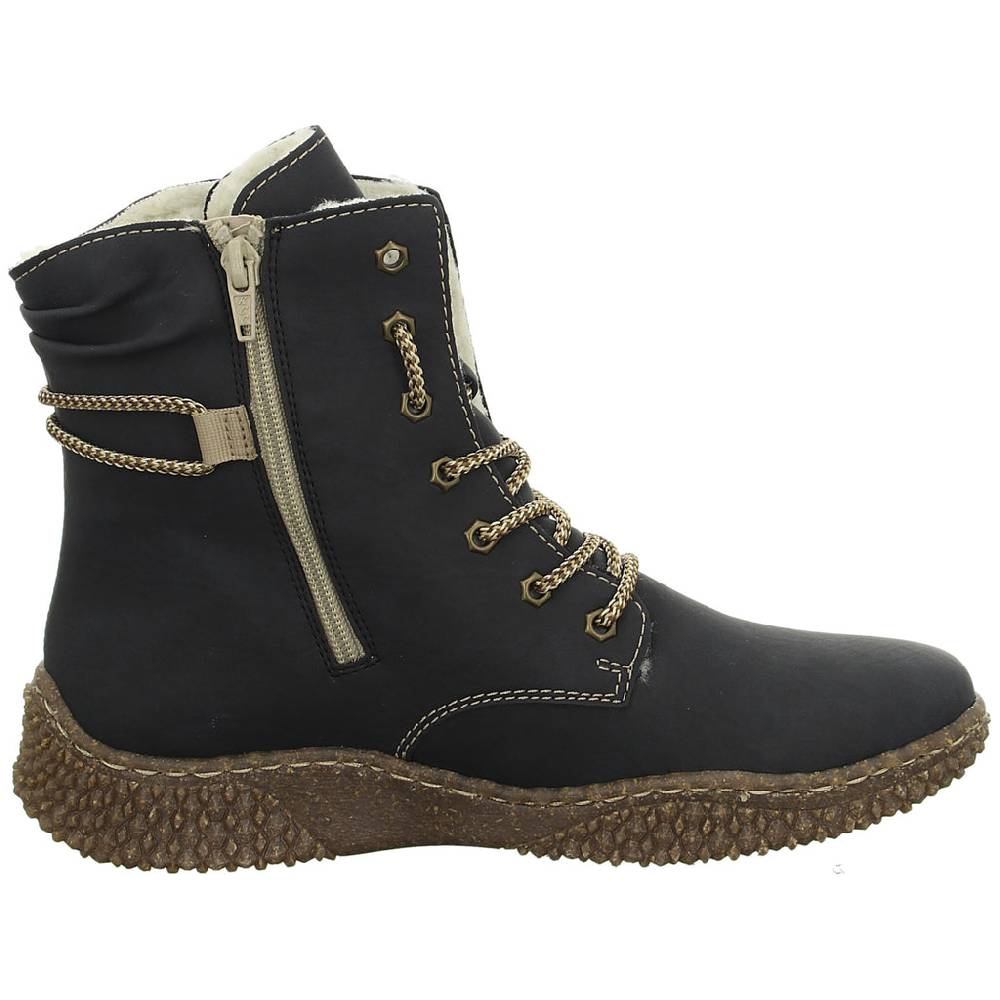 Rieker Schnürstiefelette Warmfutter Bis 35mm Absatz (casual)