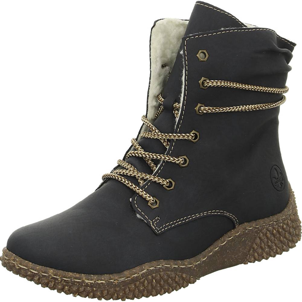 Rieker Schnürstiefelette Warmfutter bis 35mm Absatz (casual) Rieker Schnürstiefelette Warmfutter bis 35mm Absatz (casual)
