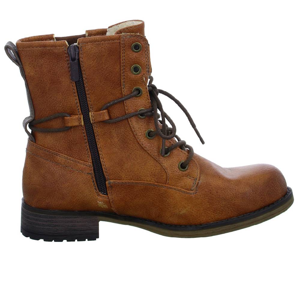 MUSTANG Schnürstiefelette Warmfutter Bis 35mm Absatz (casual)