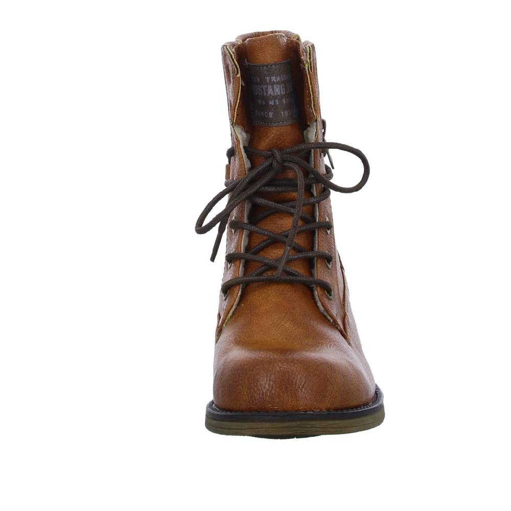 MUSTANG Schnürstiefelette Warmfutter Bis 35mm Absatz (casual)