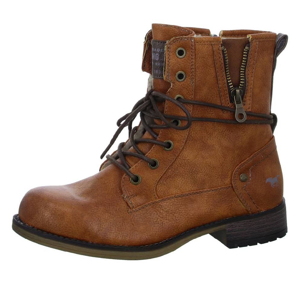 MUSTANG Schnürstiefelette Warmfutter Bis 35mm Absatz (casual)