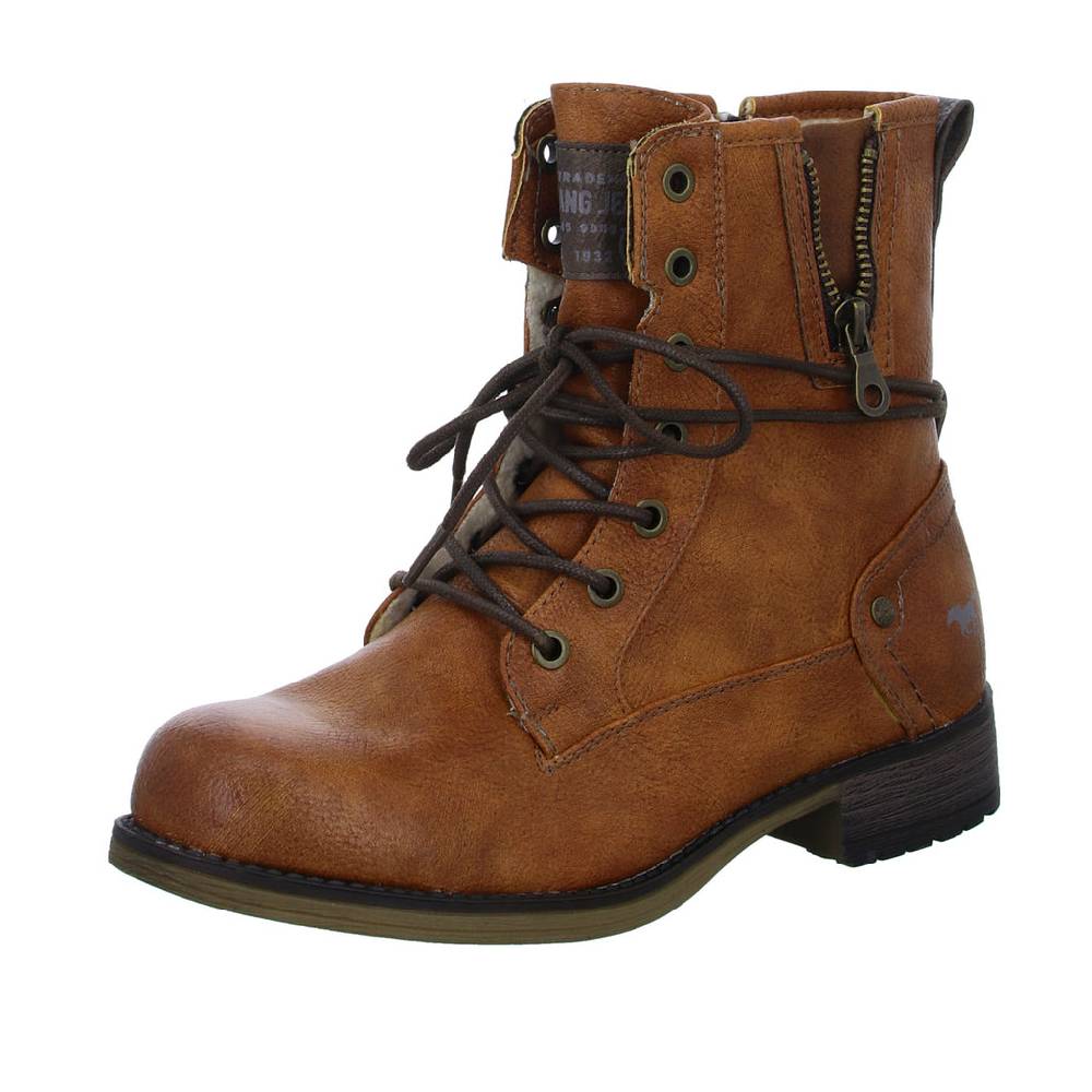 MUSTANG Schnürstiefelette Warmfutter bis 35mm Absatz (casual) MUSTANG Schnürstiefelette Warmfutter bis 35mm Absatz (casual)