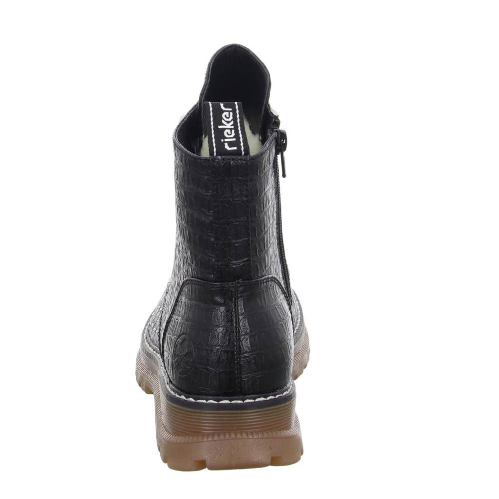 Rieker Schnürstiefelette Warmfutter Bis 35mm Absatz (casual)