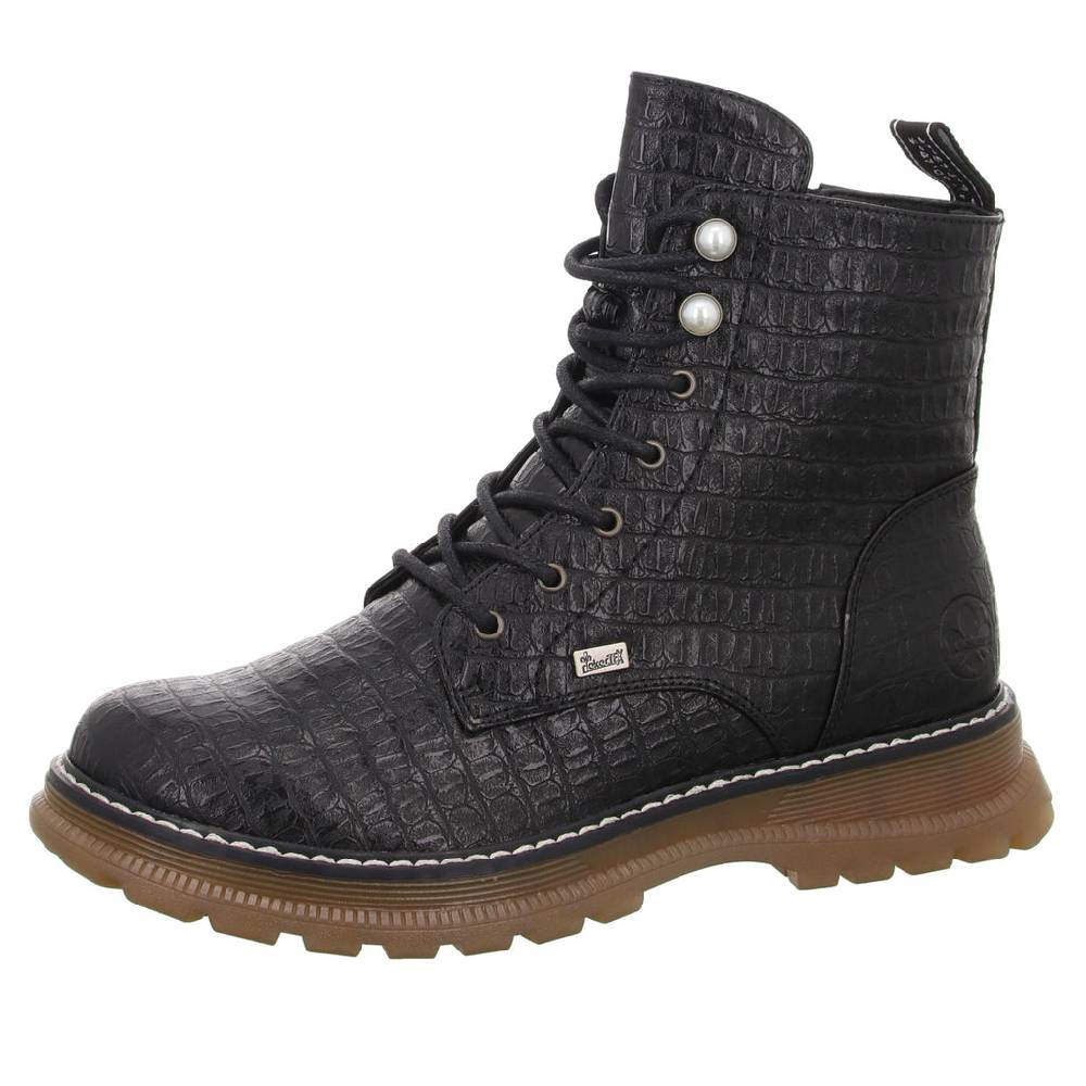 Rieker Schnürstiefelette Warmfutter Bis 35mm Absatz (casual)
