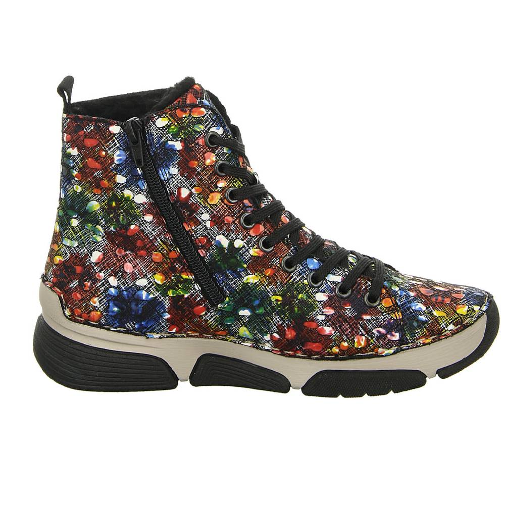 Rieker Schnürstiefelette Warmfutter Bis 35mm Absatz (casual)