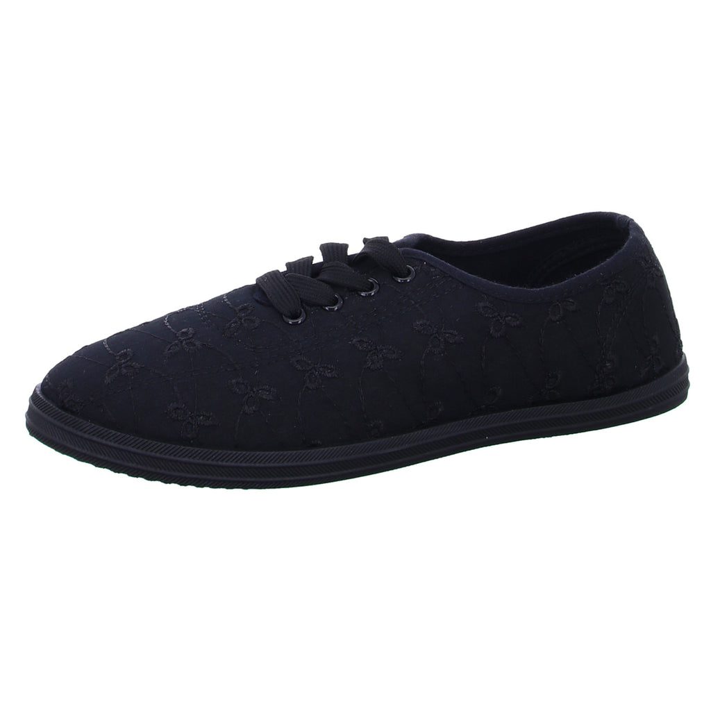 Sneakers Leinen Schnürhalbschuh