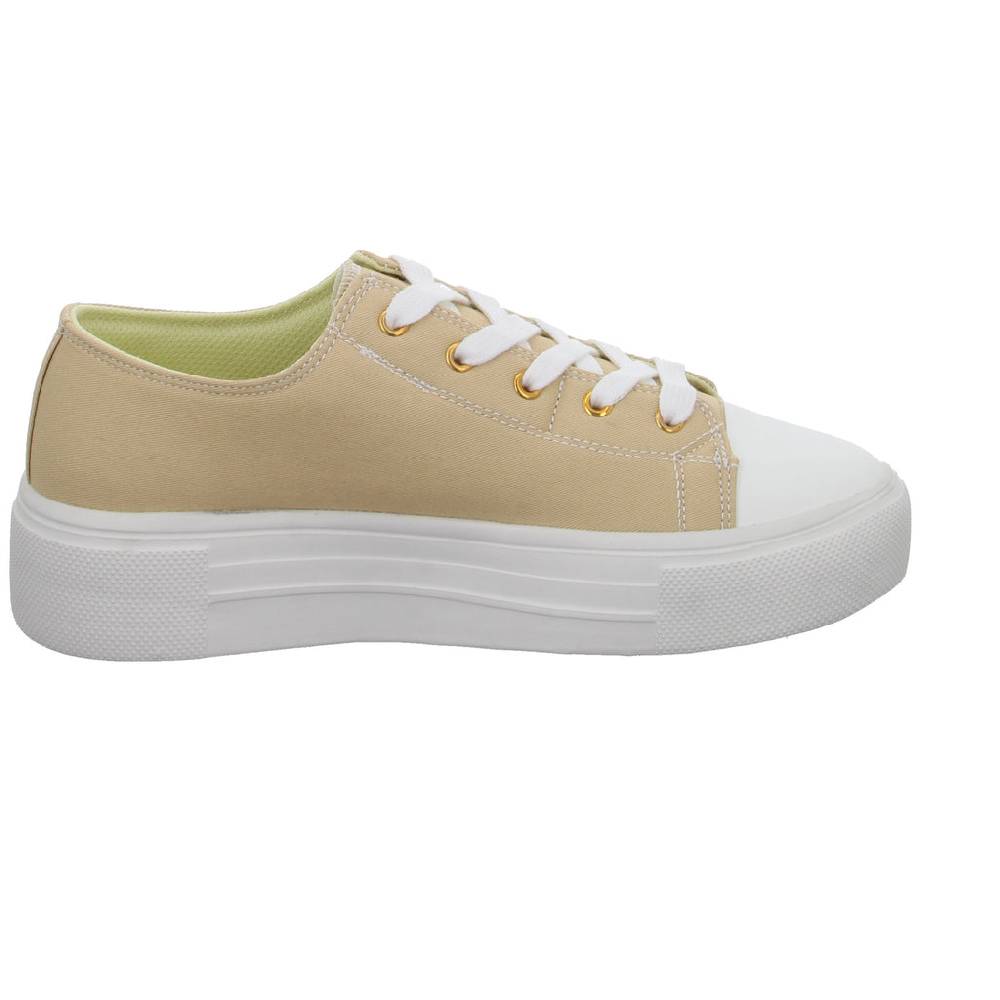Sneakers Leinen Schnürhalbschuh