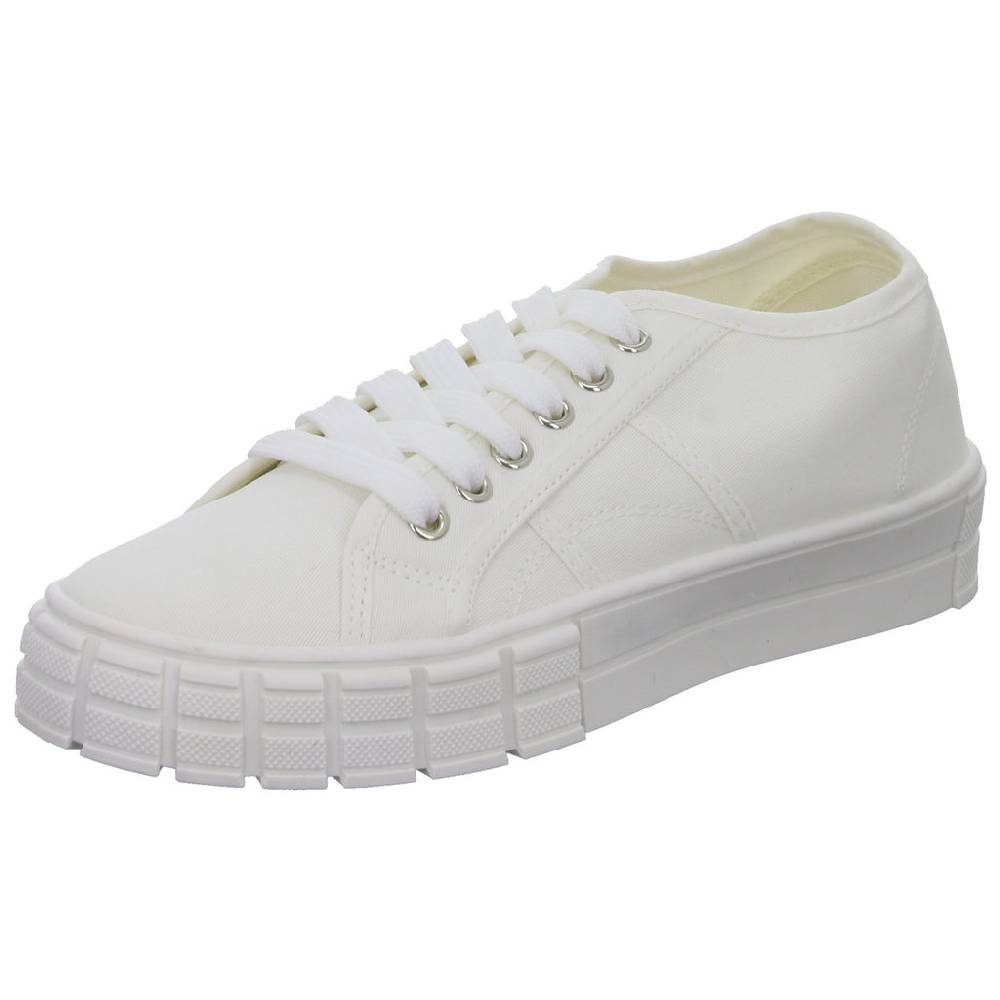 Sneakers Leinen Schnürhalbschuh
