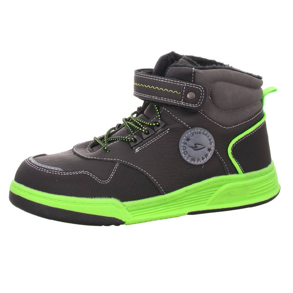 Sneakers Schlupf-/Klettstiefelette Kaltfutter