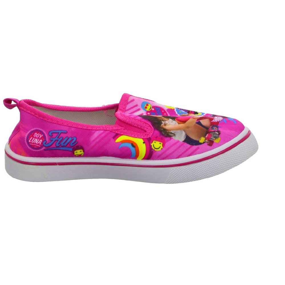 Soy Luna Leinen Slipper/Kletthalbschuh