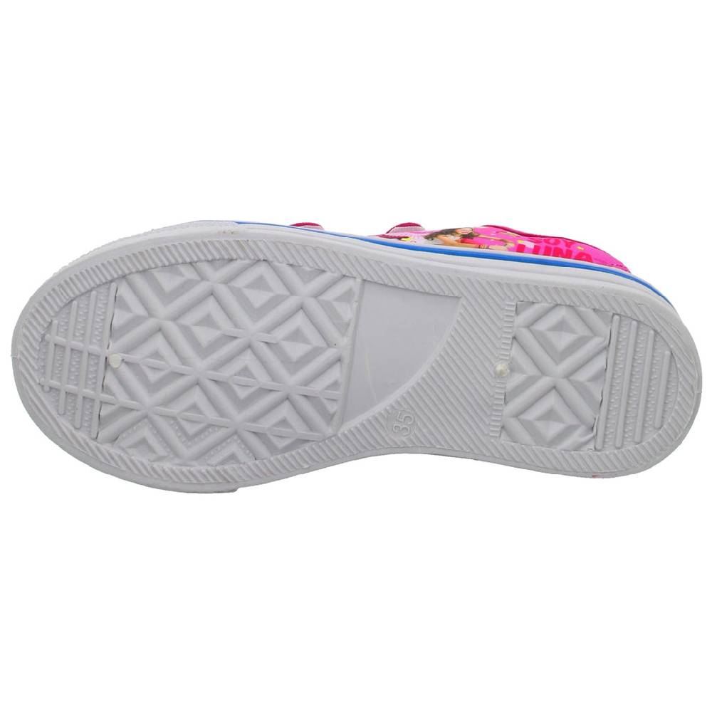 Soy Luna Leinen Slipper/Kletthalbschuh