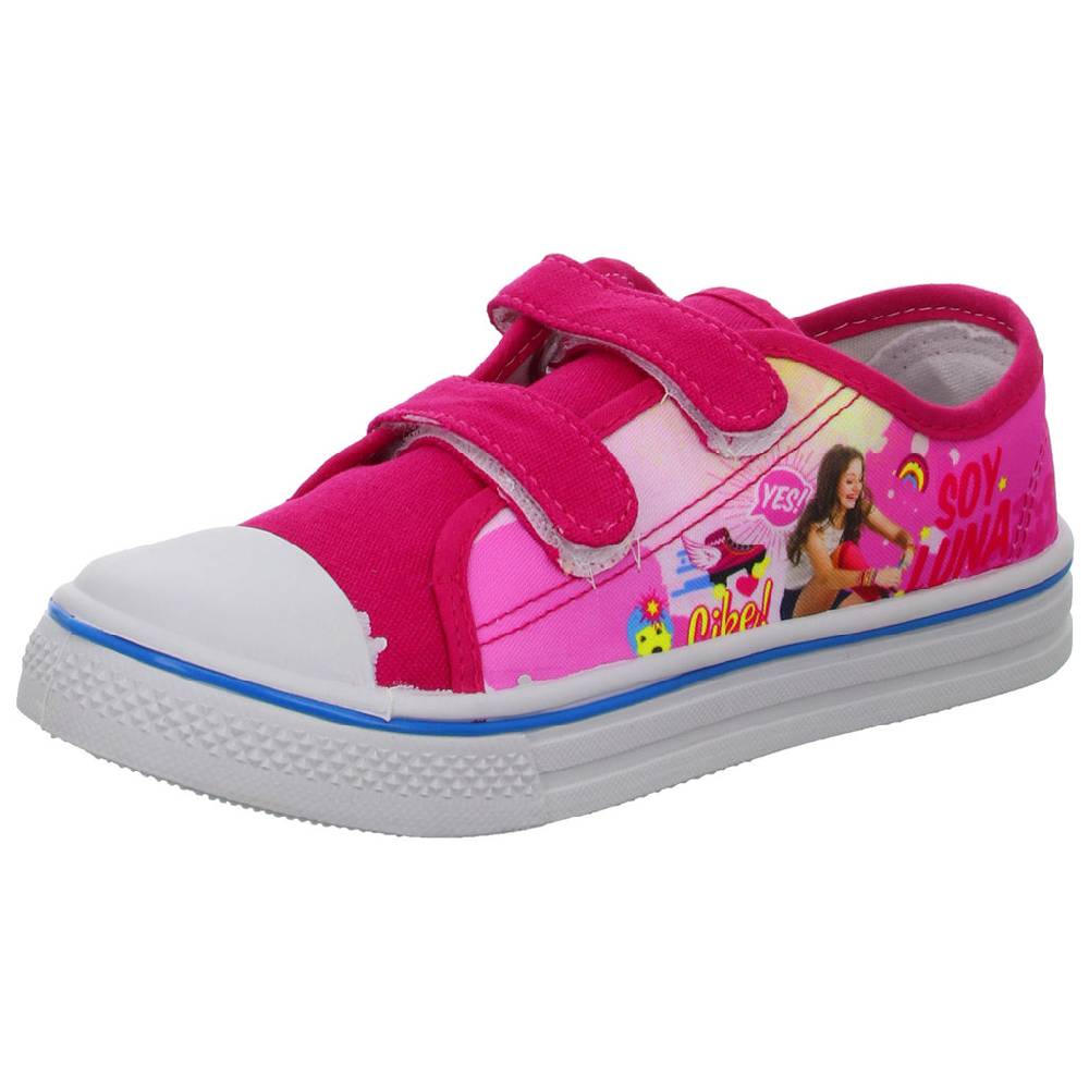 Soy Luna Leinen Slipper/Kletthalbschuh