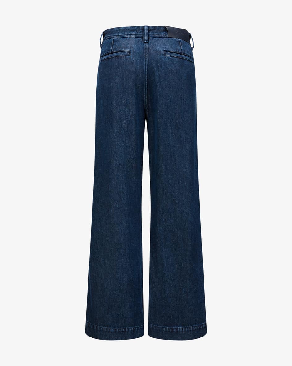 7 For All Mankind Pleated Jeans Wide Leg