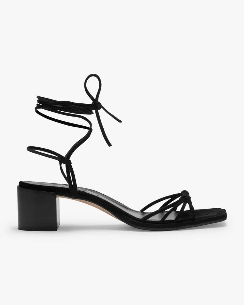 Aeyde Serafina Kid Suede Riemchensandalen