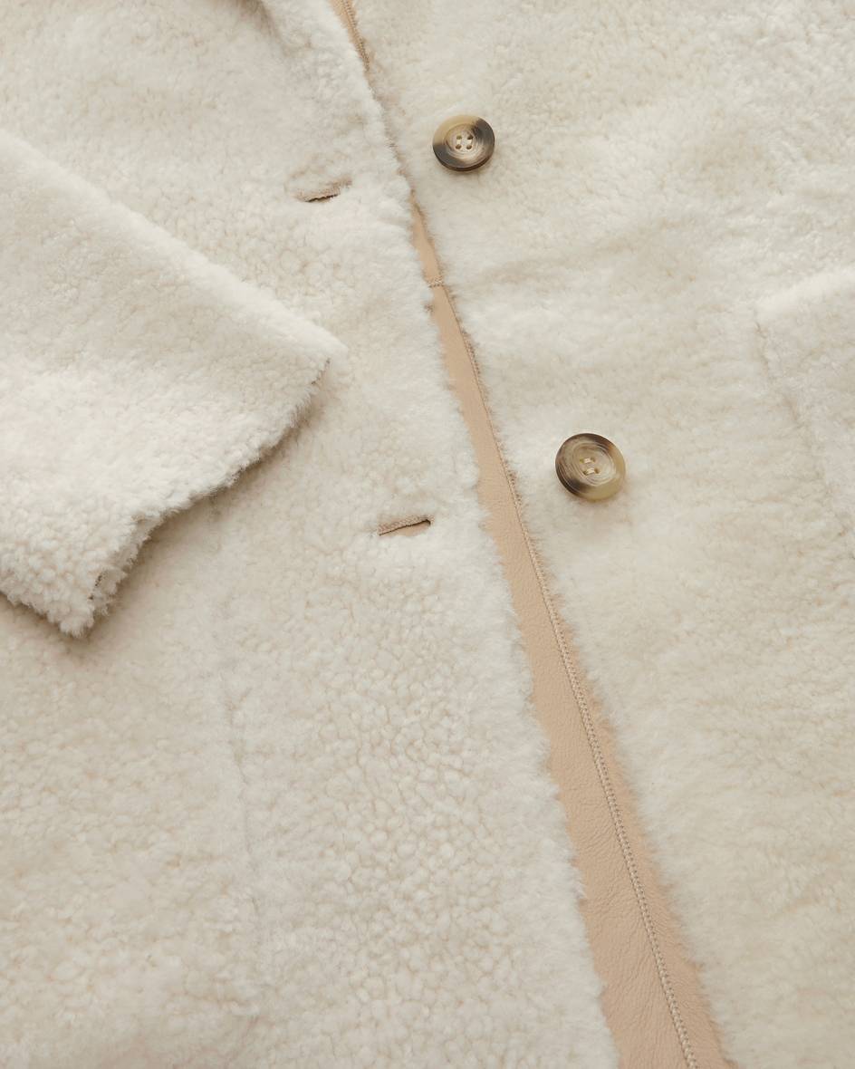 Arma Luceram Wende-Lammfellmantel