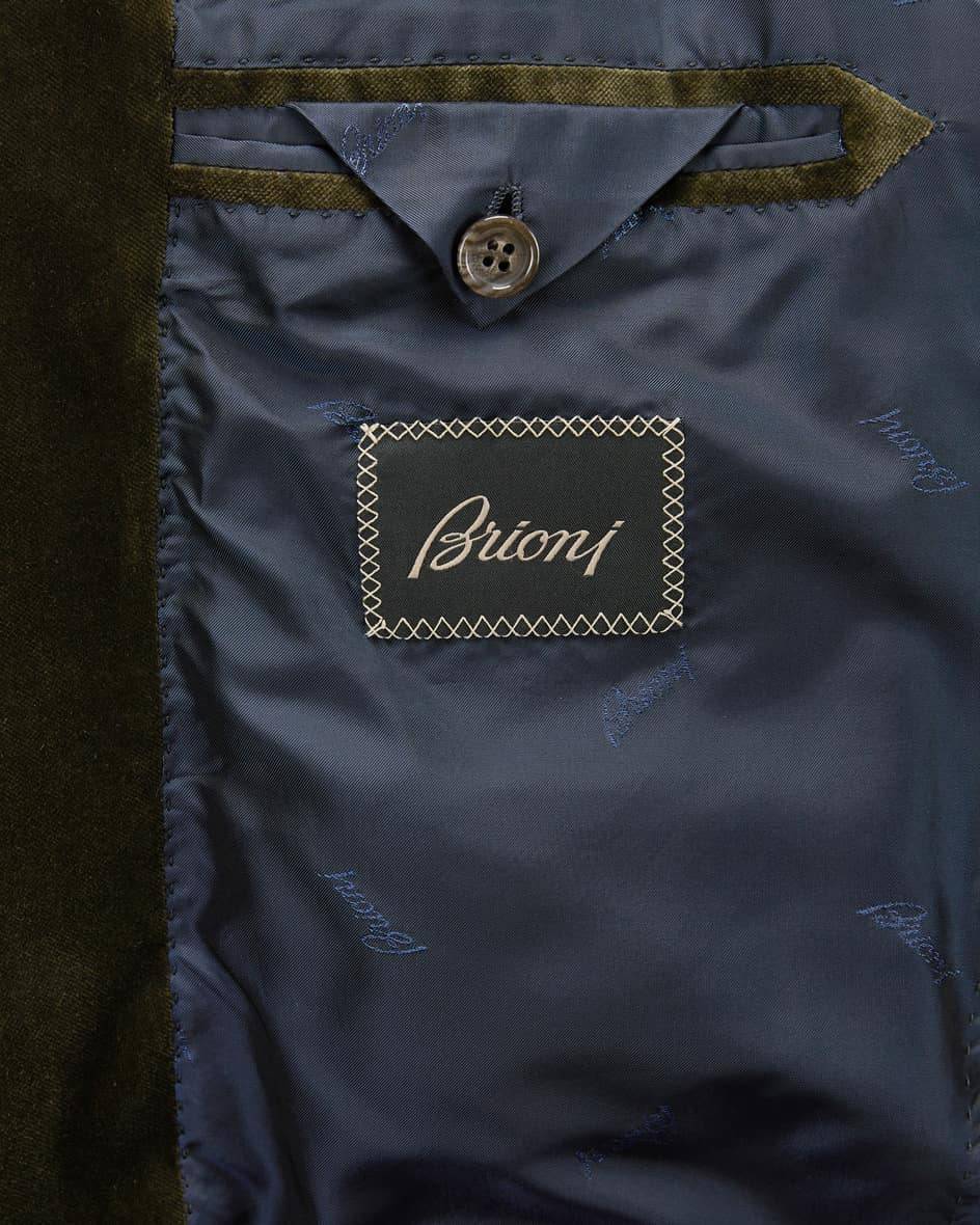 Brioni Samt-Sakko