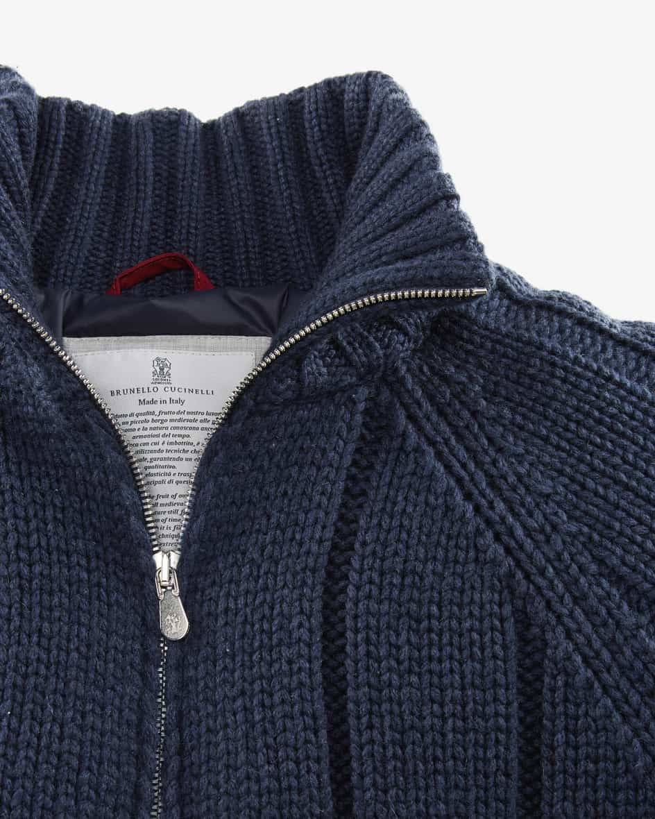 Brunello Cucinelli Cashmere-Daunenjacke
