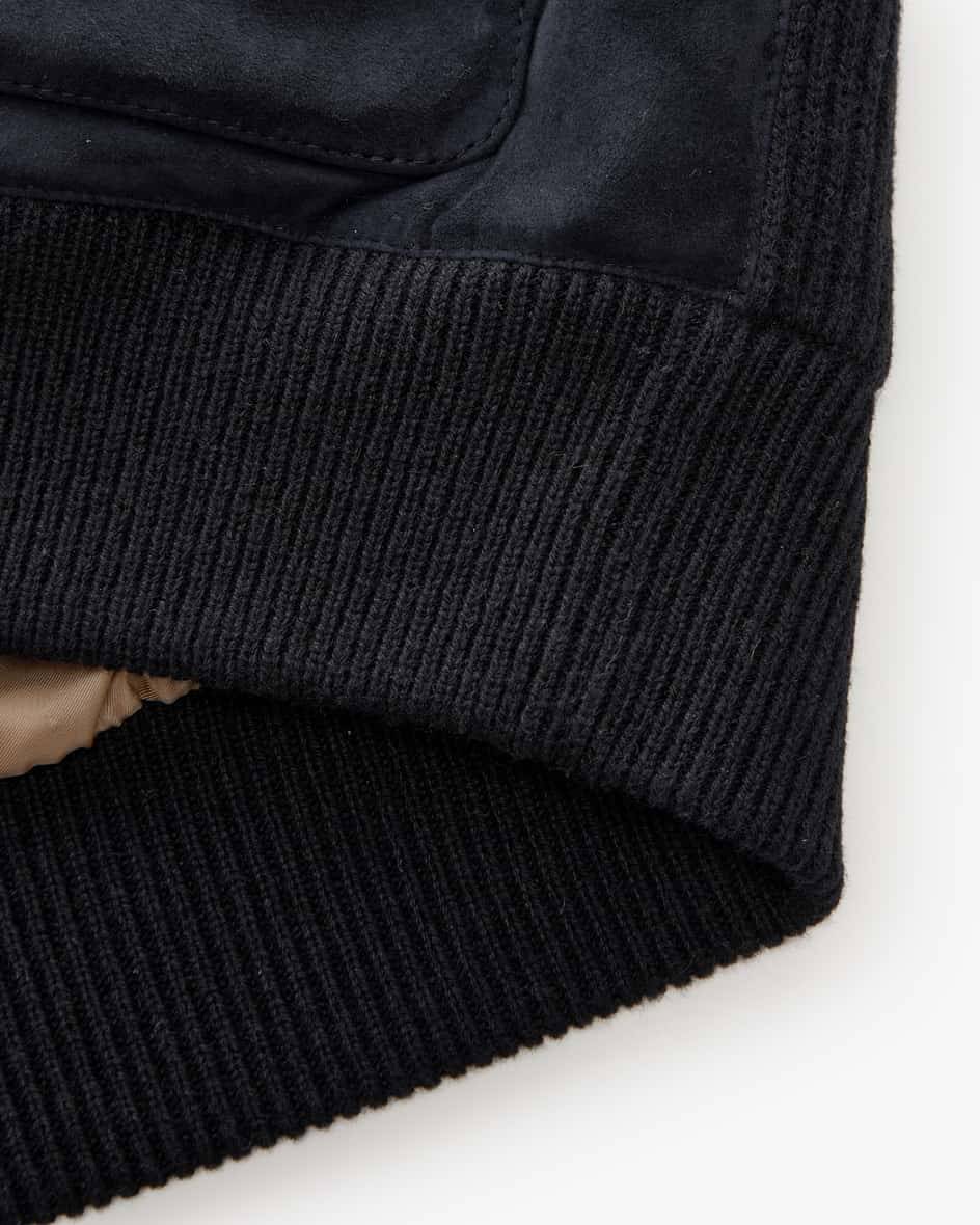 Brunello Cucinelli Cashmere-Leder-Blouson