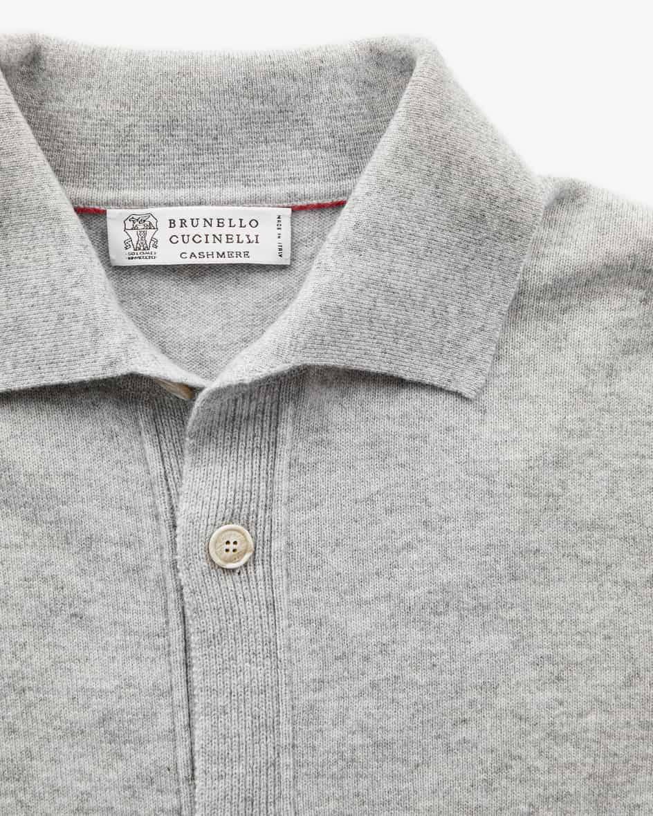 Brunello Cucinelli Cashmere-Strickhemd