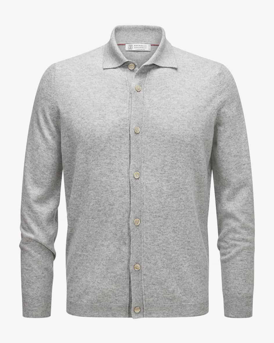 Brunello Cucinelli Cashmere-Strickhemd