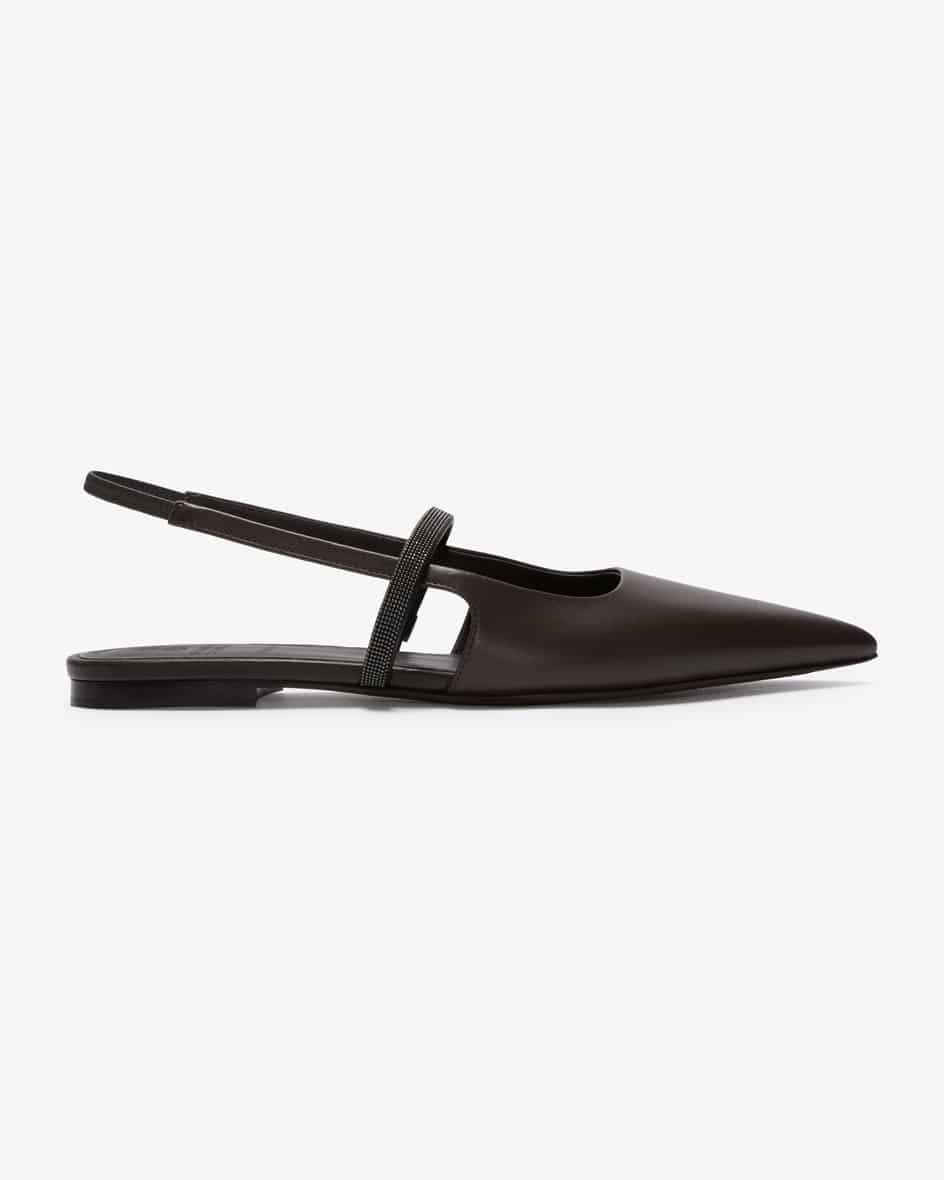 Brunello Cucinelli Slingback-Flats