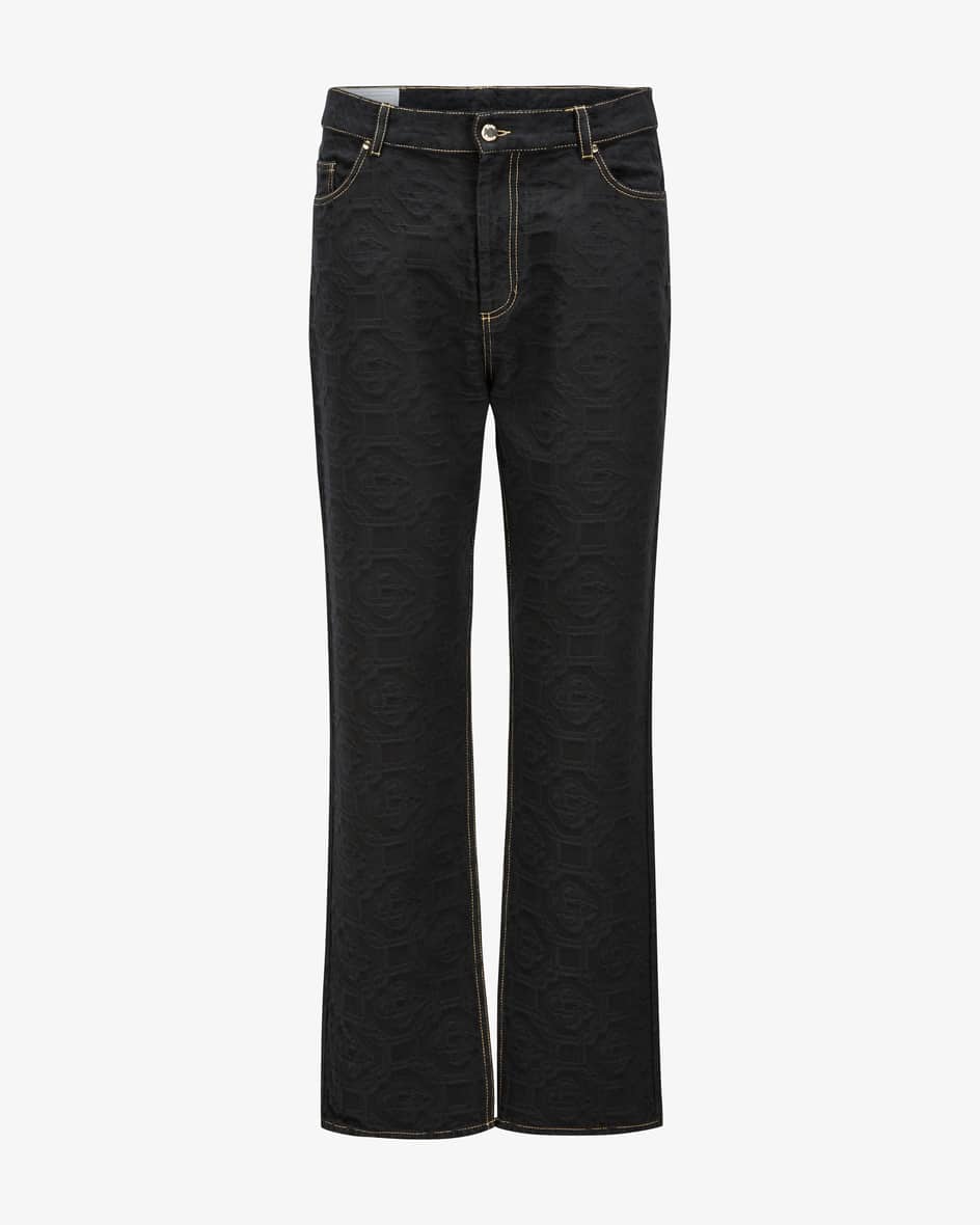 Casablanca Jacquard Denim Jeans