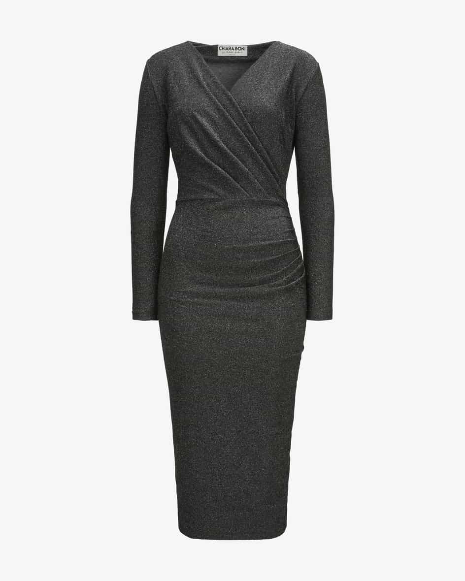 Chiara Boni Slava Sterry Lurex-Kleid