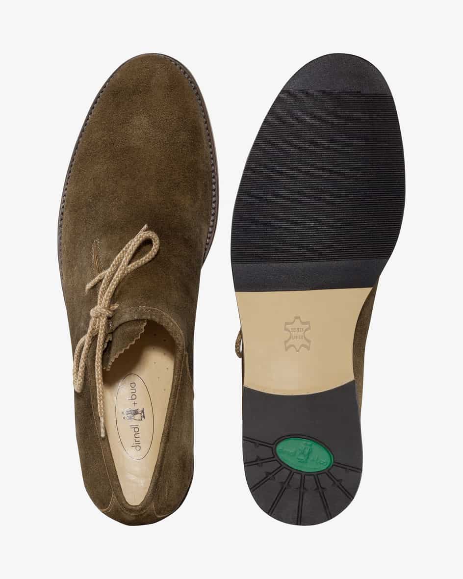 Dirndl + Bua Antikbock Haferlschuhe