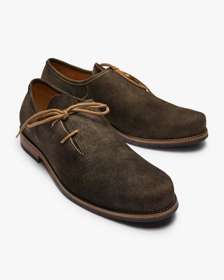 Dirndl + Bua Antikbock Haferlschuhe