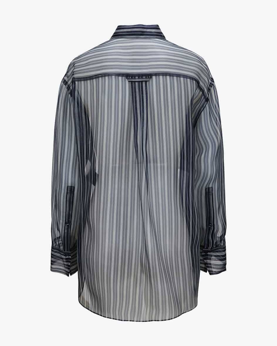 Dorothee Schumacher Transparent Stripe Seidenbluse