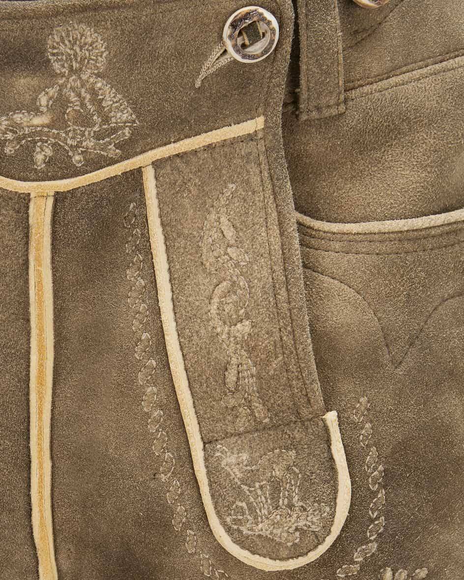Meindl Erzherzog Ferdinand Lederhose Aus Hirschleder