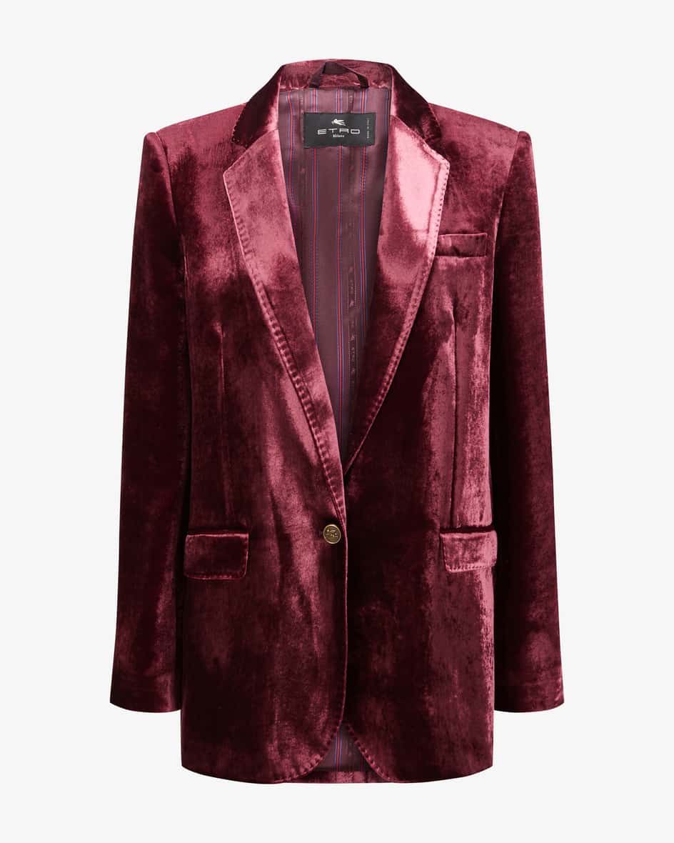 Etro Samtblazer