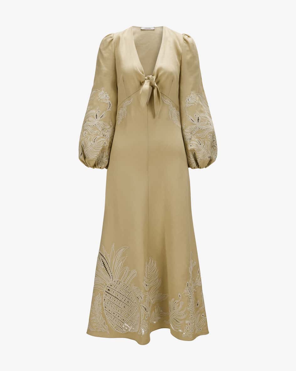 Dorothee Schumacher Exquisite Luxury Leinen-Maxikleid