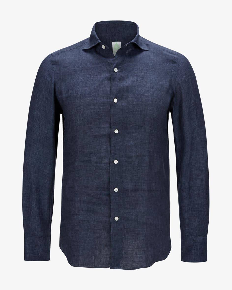 Finamore 1925 Leinenhemd Slim Fit