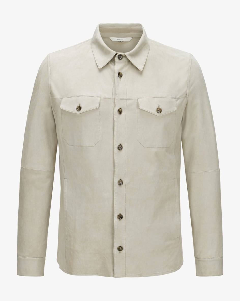 Gimos Leder-Overshirt